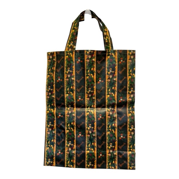 Harrods Vintage PVC Coated Tote Bag - Picture 2 of 11